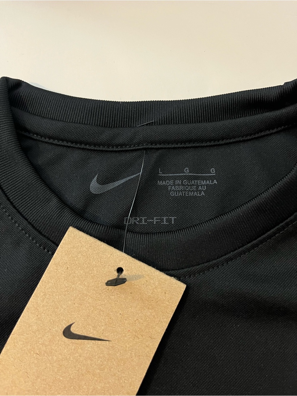 Nike Black Dri-FIT Kids Tee